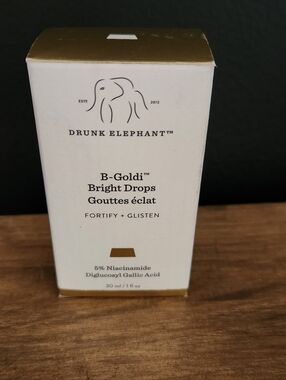 Drunk Elephant B-Goldi Bright Drops 1oz | Niacinamide Glow Serum | Radiant Skin